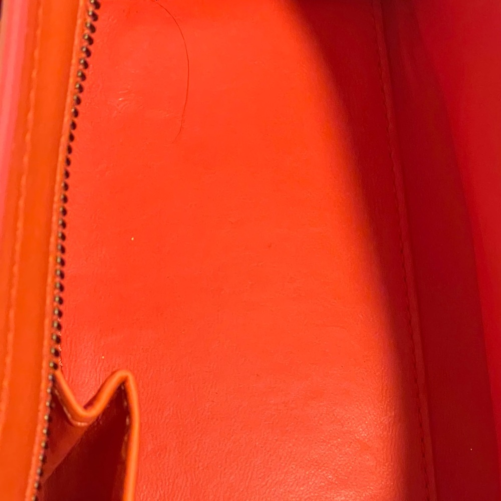 🔥❤️CELINE MICRO LUGGAGE HANDBAG IN DRUMMED CALFSKIN. ABSOLUTELY GORGEOUS RARE - Picture 16 of 16
